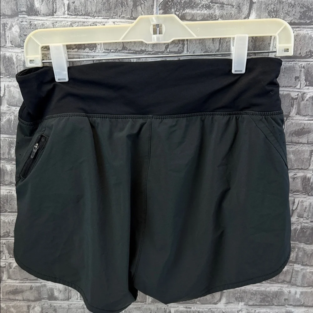 Nike Black Athletic‎ Running Shorts with Reflective Swoosh